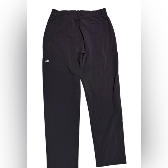 Alo Yoga High-Waist Dreamscape Trouser Black Wide Leg Relaxed Fit Pants M - Picture 3 of 5